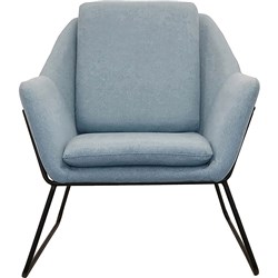 Rapidline Cardinal Lounge Chair 1 Seater 755W x 800D x 870mmH Light Blue