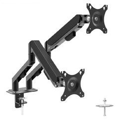 Shintaro Dual Monitor Mount Black