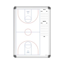 Visionchart Coaches Tactical Whiteboard 600 x 400mm Basketball Aluminium Frame