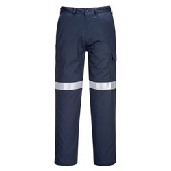 Portwest Bizflame FR Cargo Pants With Tape Size 34 Regular Navy