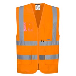 Portwest Hi-Vis Executive Vest Medium Orange