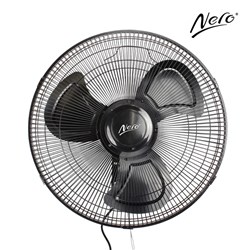 Nero Industrial Wall Fan 45cm Black