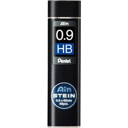 Pentel Ain Stein Leads Refill C279 0.9mm HB Tube Of 36