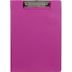 Marbig PVC Clipfolder A4 Summer Colour Pink
