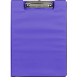 Marbig PVC Clipfolder A4 Summer Colour Purple
