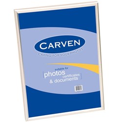 Carven Certificate Frame A4 Wall Mountable Silver