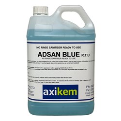 AxiKem Adsan Blue Sanitiser 5L