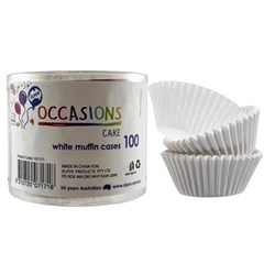 Alpen Muffin Cases White Pack of 100